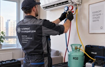 Заправка кондиционера с длинной трассой: как определяют дополнительное количество хладагента