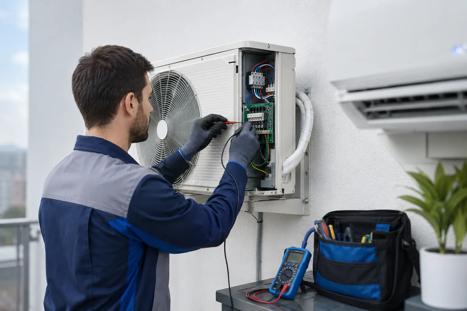 Код U4 на дисплее пульта Daikin — сигнал о сбое связи между внутренним и наружным блоком